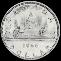 Canada 1966 Elizabeth II Silver Dollar Reverse