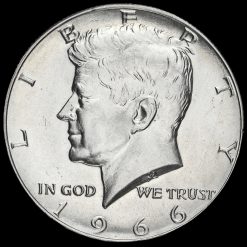 USA 1966 Kennedy Silver Half Dollar Obverse