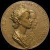 France, Royal Visit to Paris, April 1957, Bronze Medal Obverse