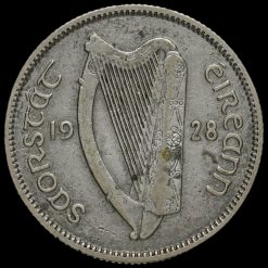 Ireland Éire 1928 Silver Shilling Obverse