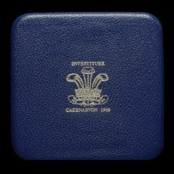 1969 Prince of Wales Investiture Large Silver Medal Box