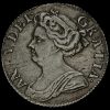 1711 Queen Anne Early Milled Silver Sixpence Obverse