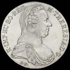 1780 Austria Maria Theresa Silver Thaler Restrike Obverse