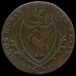 1793 Liverpool, Halfpenny Token Reverse