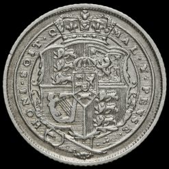 1817 George III Milled Silver Sixpence Reverse