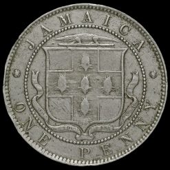 Jamaica 1894 Queen Victoria One Penny Reverse