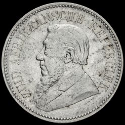 South Africa 1895 Silver 2 1/2 Shillings Obverse