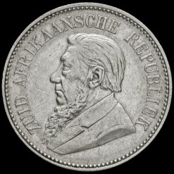 South Africa 1896 Silver 2 1/2 Shillings Obverse