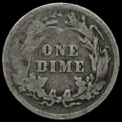 USA 1897 Silver Barber Dime Reverse
