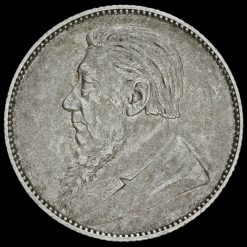 South Africa 1897 Silver Shilling Obverse