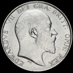1902 Edward VII Silver Shilling Obverse