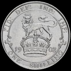 1902 Edward VII Silver Shilling Reverse