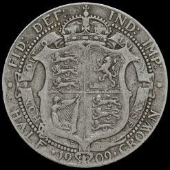 1909 Edward VII Silver Half Crown Reverse