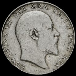 1910 Edward VII Silver Half Crown Obverse