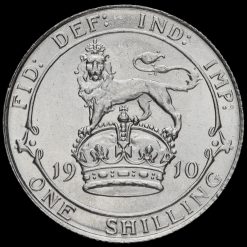 1910 Edward VII Silver Shilling Reverse