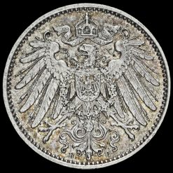 Germany 1914 E Wilhelm II Silver 1 Mark Obverse