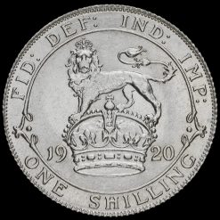 1920 George V Silver Shilling Reverse
