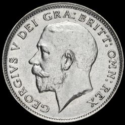 1921 George V Silver Sixpence Obverse