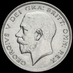 1921 George V Silver Half Crown Obverse