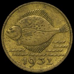 Free City of Danzig 1932 5 Pfennig Reverse