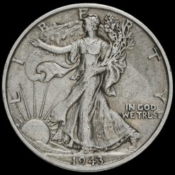 USA 1943 Walking Liberty Silver Half Dollar Obverse