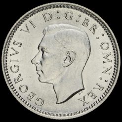 1945 George VI Silver Sixpence Obverse