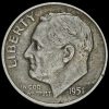 USA 1951 Roosevelt Silver Dime Obverse