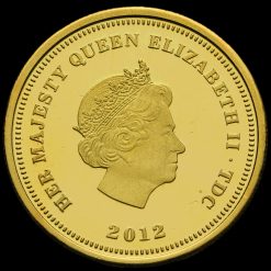 2012 Elizabeth II Diamond Jubilee 9 Carat Gold Half Crown Obverse