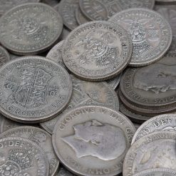 1 Kilogram of Circulated Pre 1947 British .500 Silver Bullion Investment Coins