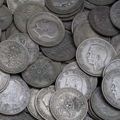 1 Kilogram of Circulated Pre 1947 British .500 Silver Bullion Investment Coins