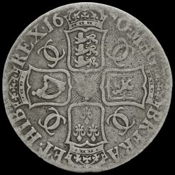 1670 Charles II Early Milled Silver Vicesimo Secundo Crown Reverse