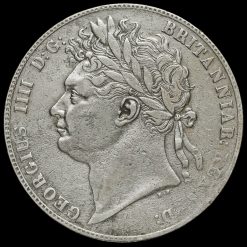 1820 George IV Milled Silver Half Crown Obverse