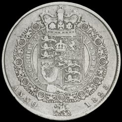 1823 George IV Milled Silver Half Crown Reverse