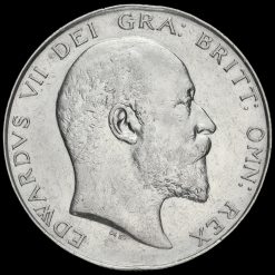 1902 Edward VII Silver Half Crown Obverse