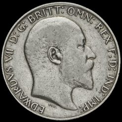 1907 Edward VII Silver Florin Obverse