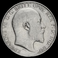 1908 Edward VII Silver Florin Obverse