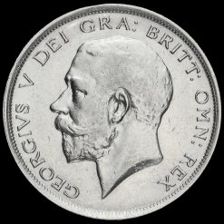 1916 George V Silver Half Crown Obverse