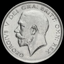 1916 George V Silver Half Crown Obverse