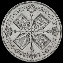 1933 George V Silver Florin Reverse