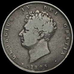 1825 George IV Milled Silver Half Crown Obverse