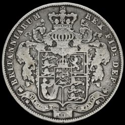 1829 George IV Milled Silver Half Crown Obverse