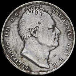 1835 William IV Milled Silver Half Crown Obverse