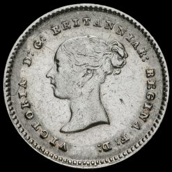 1838 Queen Victoria Young Head Silver Maundy Twopence Obverse