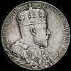 1902 Edward VII Coronation Official Silver Medal Obverse