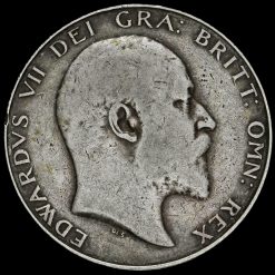 1908 Edward VII Silver Half Crown Obverse