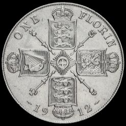 1912 George V Silver Florin Reverse
