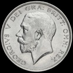 1914 George V Silver Half Crown Obverse