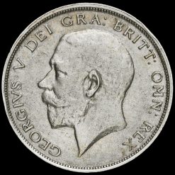 1915 George V Silver Half Crown Obverse