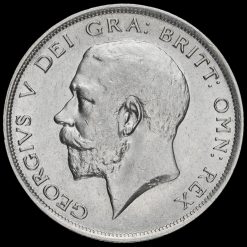 1916 George V Silver Half Crown Obverse