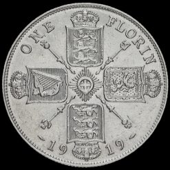 1919 George V Silver Florin Reverse